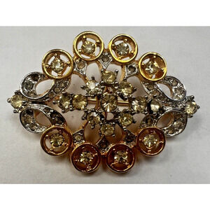 Babylon 1972 Polcini Jeweled Pin New Orleans Mardi Gras Krewe Favor BR2172